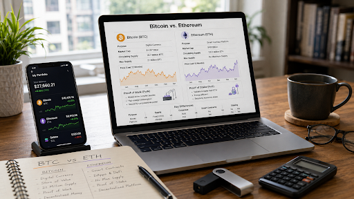 Bitcoin vs. Ethereum